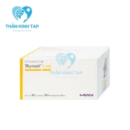 Thyrozol 5mg -  Điều trị cường giáp, bảo tồn cường giáp